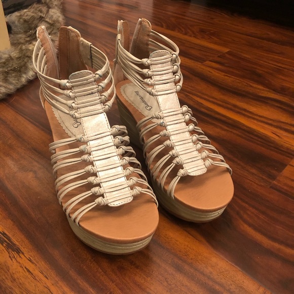 BareTraps Shoes - Baretraps brand sandals. Champagne in color. Size 7. Very good condition.